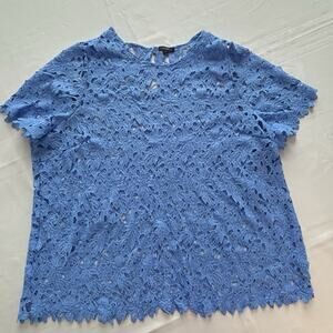 Lane Bryant Women’s Plus Size 28 Blue Top